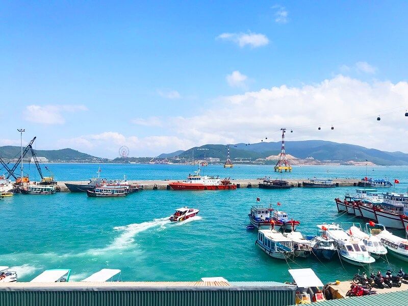 Cau Da Port in Nha Trang Bay