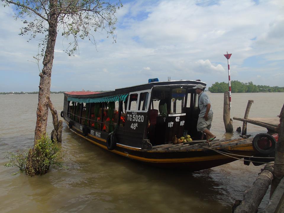 Boat in Mekong delta