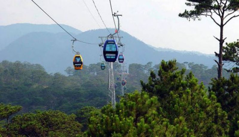 Cable car in Da lat