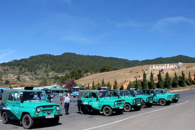 Jeep in langbian