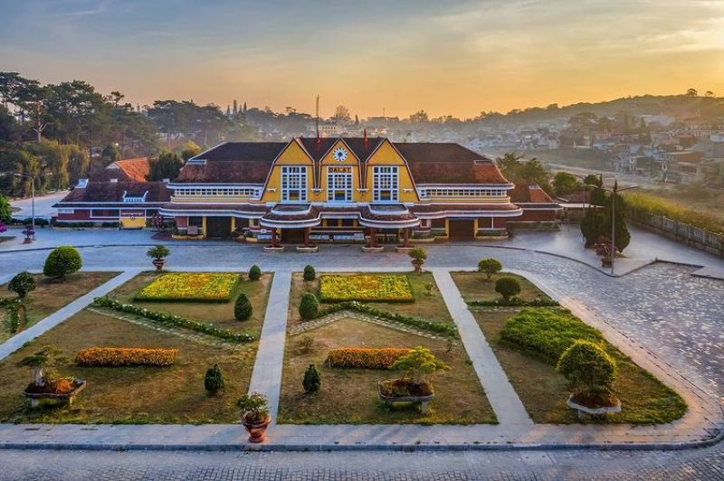 Old train station in Da lat