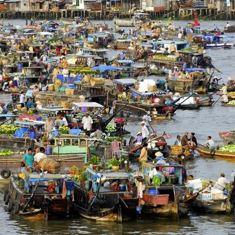 cai rang floating market