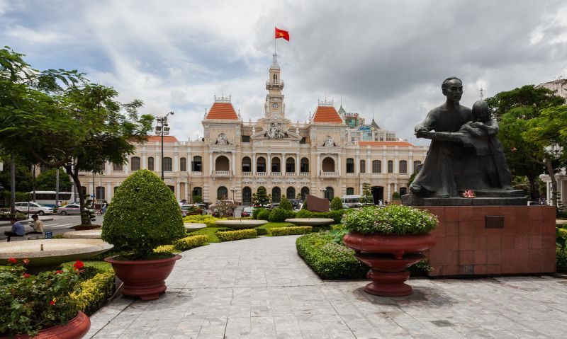 City hall in Ho Chi Minh