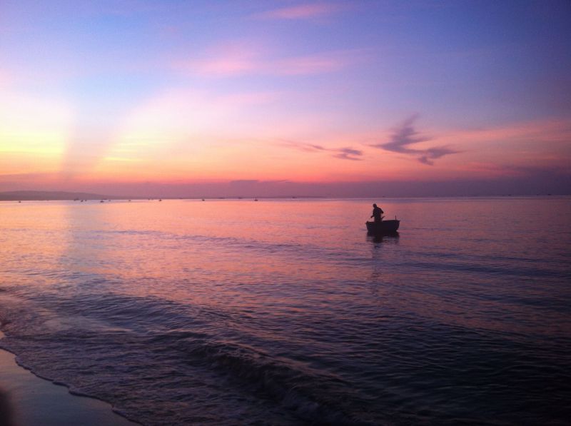 Sunrise in Mui ne beach