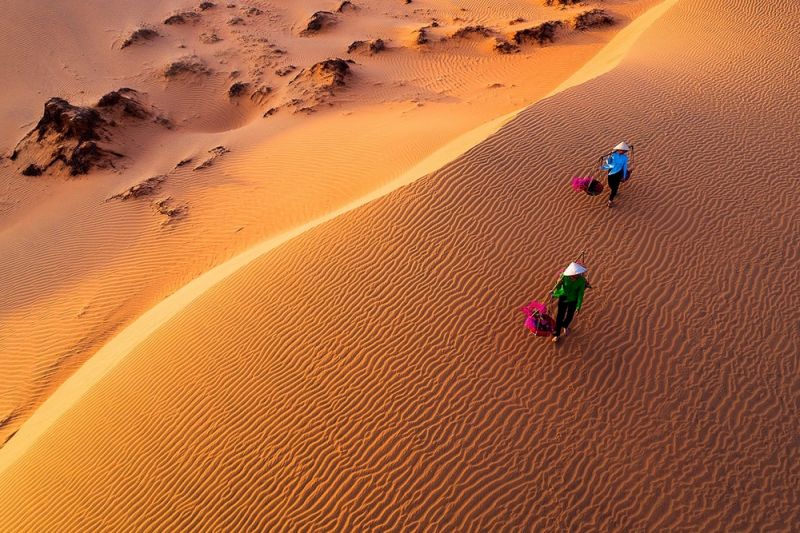 red sand dune