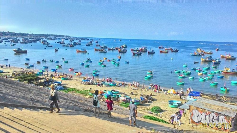 Fishing village in Mui ne