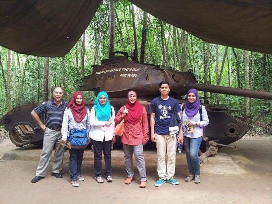 Underground Cu Chi Tunnel Vietnam